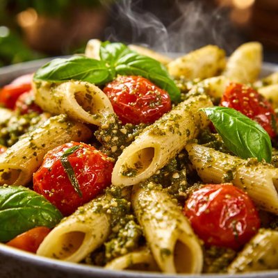 Image of Pasta with Tomato and Pesto