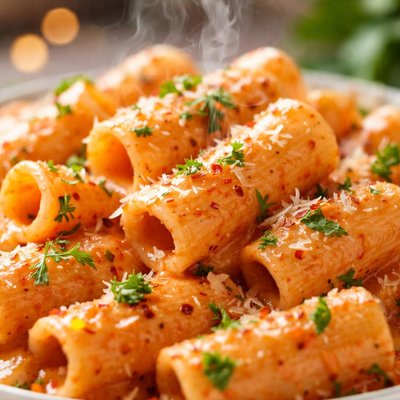 Image of Pasta with Vodka Cream Sauce Light