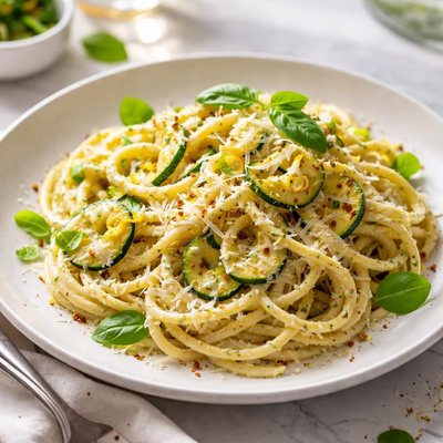 Image of Pasta with Zucchini Cream Sauce