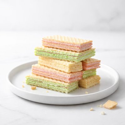 Image of Pastel Cream Wafers