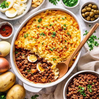 Image of Pastel De Papa Potatoe and Ground Beef Pie