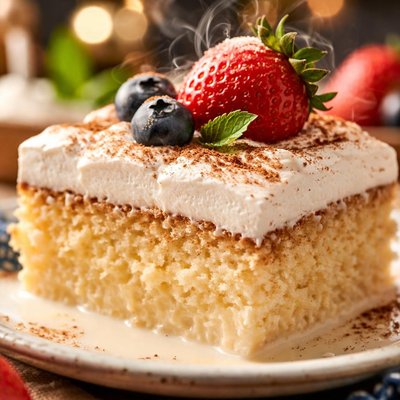 Image of Pastel De Tres Leches Three Milk Cake
