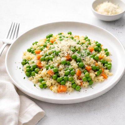 Image of Pastina with Peas and Carrots