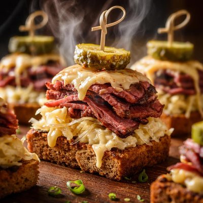 Image of Pastrami Reuben Appetizers