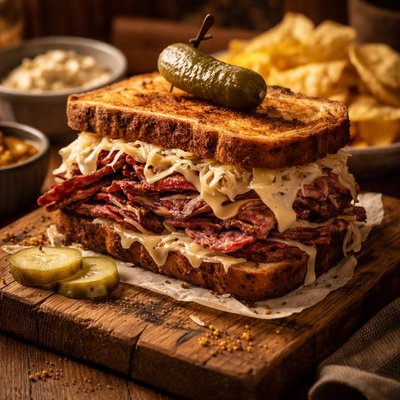 Image of Pastrami Reuben Sandwich