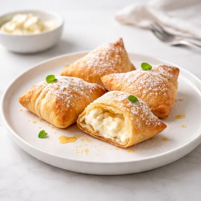 Image of Pastry Puffs W Sweet Cheese Filling