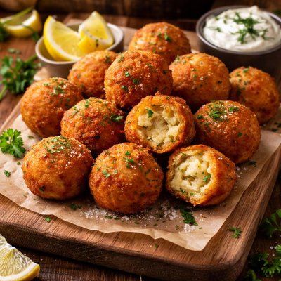 Image of Patatokeftedes Potato Croquettes