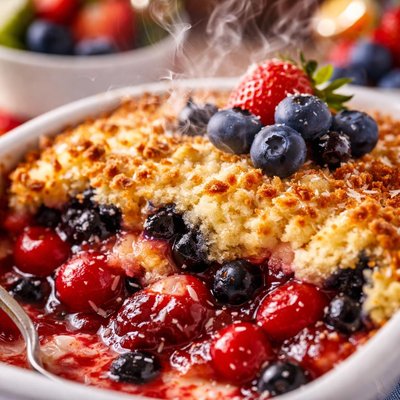 Image of Patriotic Dump Cake