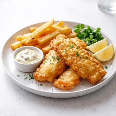 Image of Paula Deen Beer Battered Fish and Chips