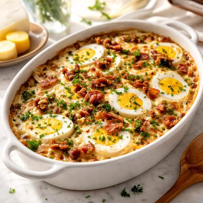 Image of Paula Deen Hard Boiled Egg Casserole