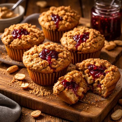 Image of Pb and J Muffins Sneaky Chef