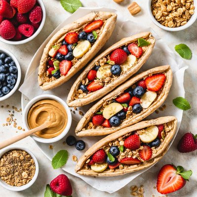 Image of Pb Fruit Pita Pockets