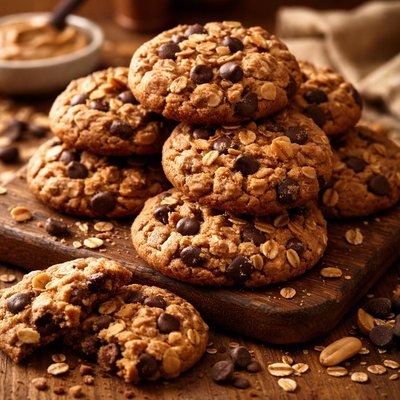 Image of Pb N Oat Chip Cookies