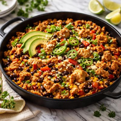 Image of Pc Tex Mex Chicken Rice Skillet