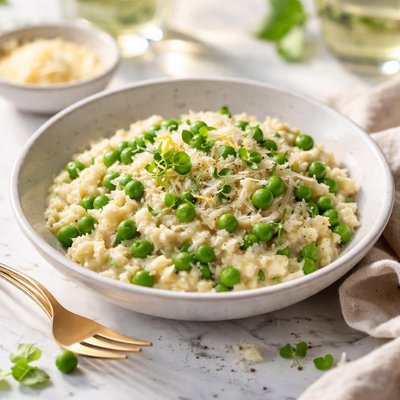 Image of Pea and Parmesan Risotto
