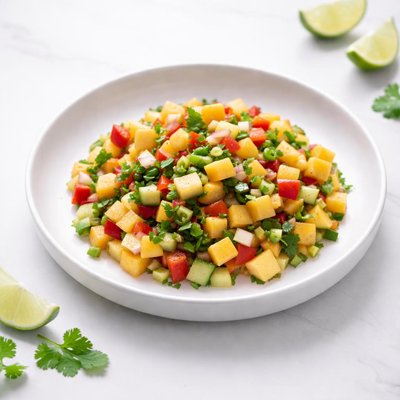 Image of Peach and Cucumber Salsa