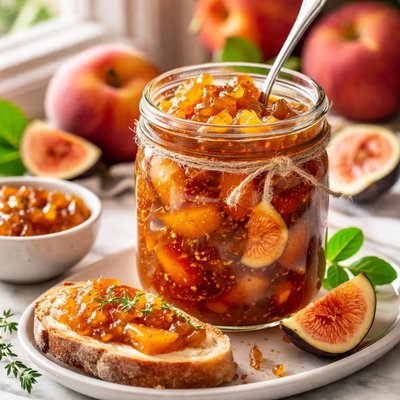 Image of Peach and Fig Preserves