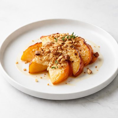 Image of Peach and Frangelico Gratin