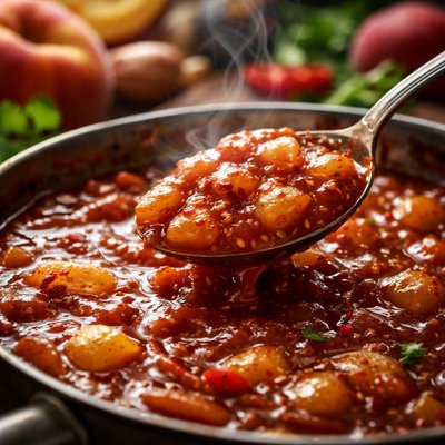 Image of Peach Barbecue Sauce