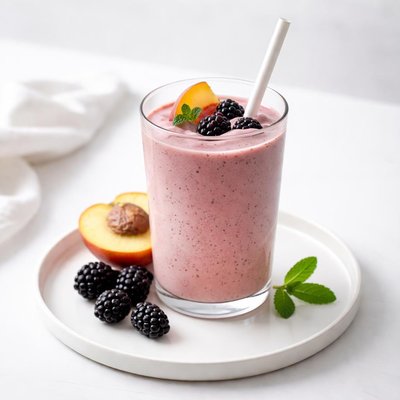 Image of Peach Blackberry Smoothie
