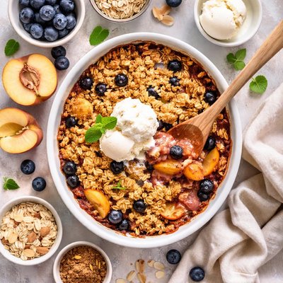 Image of Peach Blueberry Crumble