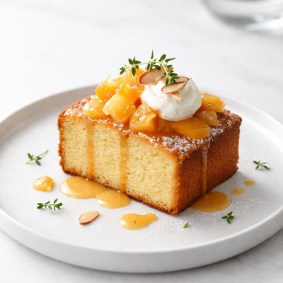 Image of Peach Brandy Pound Cake