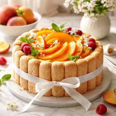 Image of Peach Charlotte