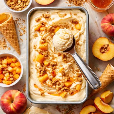 Image of Peach Cheesecake Ice Cream