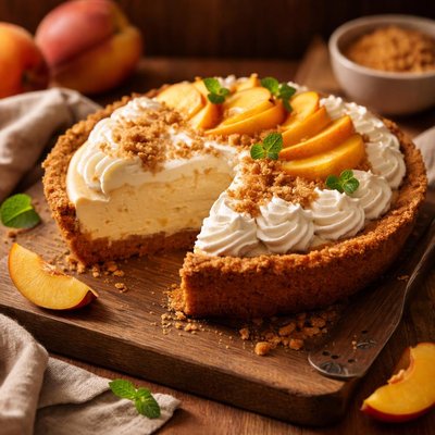 Image of Peach Chiffon Pie
