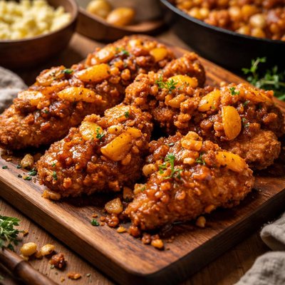 Image of Peach Cobbler Chicken