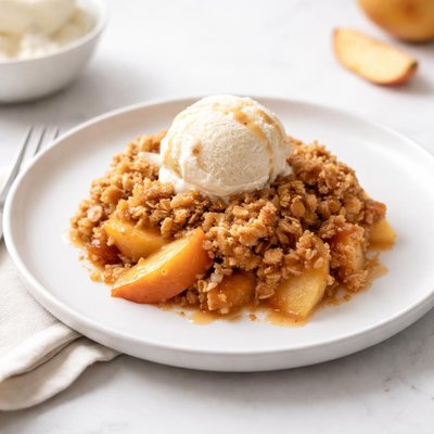 Image of Peach Cobbler Crisp