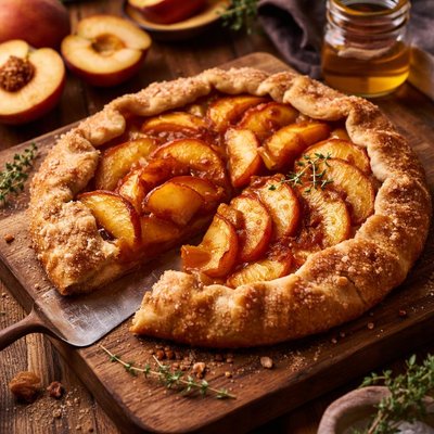 Image of Peach Crostata