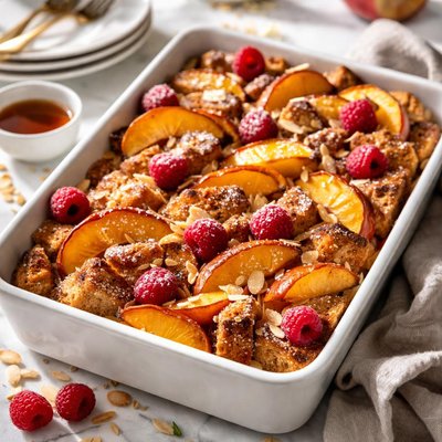 Image of Peach French Toast Bake