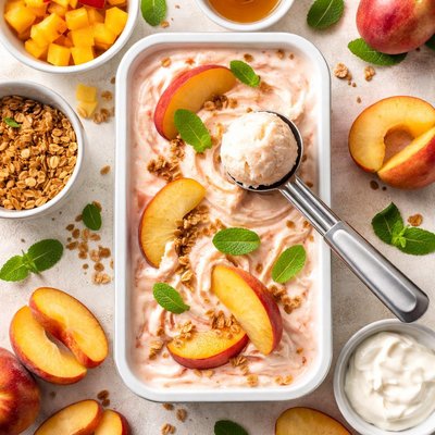 Image of Peach Frozen Yogurt
