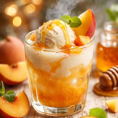 Image of Peach Honey Float Lightened