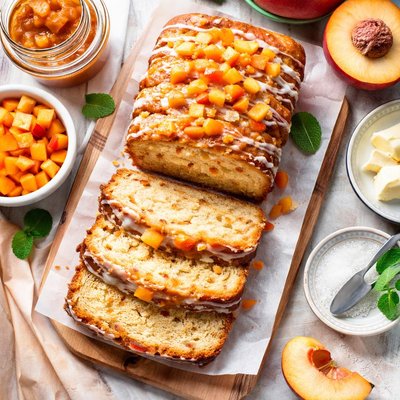 Image of Peach Jam Quick Bread