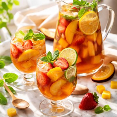 Image of Peach Mango Tea Sangria