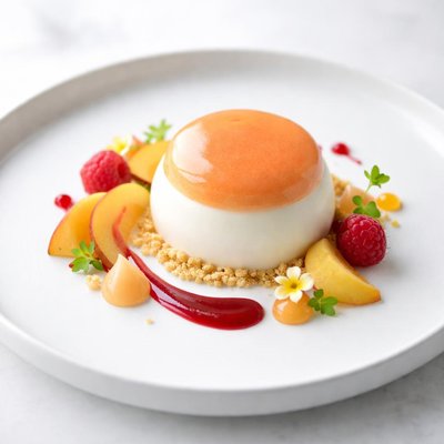 Image of Peach Melba Mousse