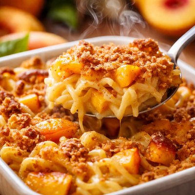 Image of Peach Noodle Kugel