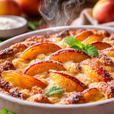 Image of Peach or Nectarine Clafouti