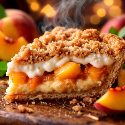Image of Peach Parfait Pie