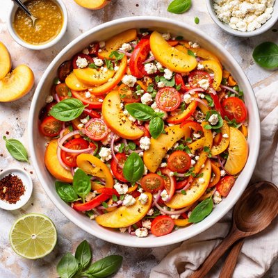 Image of Peach Pepper Salad