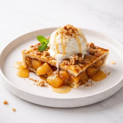 Image of Peach Pie Moonshine a La Mode