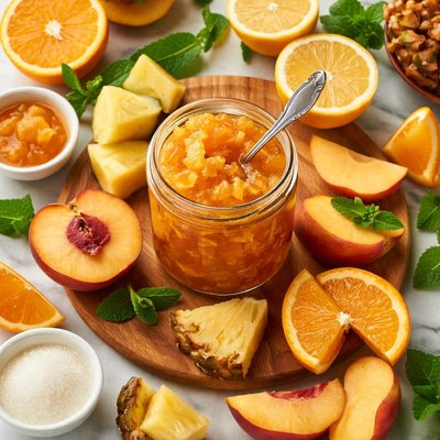 Image of Peach Pineapple Orange Marmalade