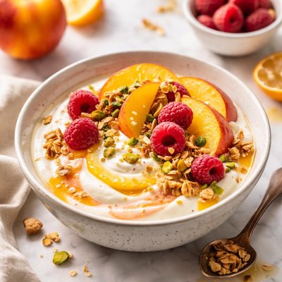 Image of Peach Raspberry Yogurt