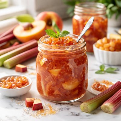 Image of Peach Rhubarb Jam