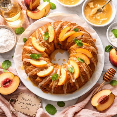 Image of Peach Schnapps Cake