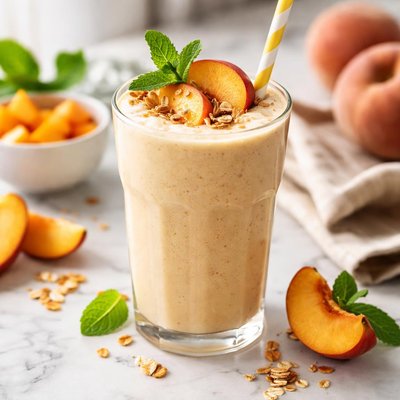 Image of Peach Smoothie or Shake