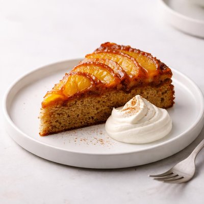 Image of Peach Spice Upside Down Cake