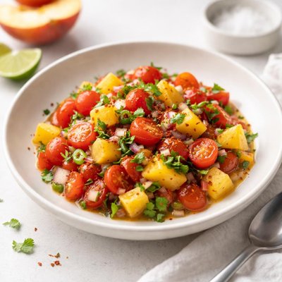 Image of Peach Tomato Salsa